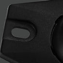 4x Adhesive Casters Pulley Rollers for Cabinet Trash Can Wheel Box (Black)