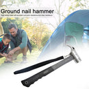 Outdoor Camping Tent Pegs Hammer Stainless Steel Tent Nail Puller Accessori