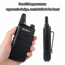 Handy Restaurant Use 2W UHF Two Way Radio Long Range Walkie Talkie
