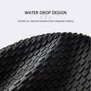 Waterproof Swimming Caps Women Men Silicone Ear Protection Swim Hat (Black)