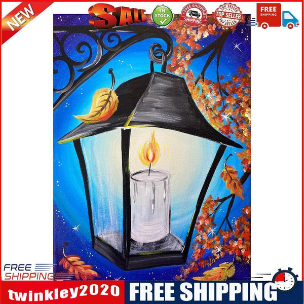Light in Wind Oil Paint By Numbers Kits Canvas Drawing DIY Coloring Picture