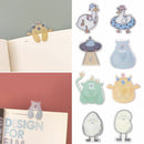 Students Creativity Pagination Mark Funny Bookmark Book Clip Hollow Book Holder