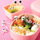 10Pcs Eye Mini Fruit Fork Cartoon Children Fruit Dinner Desert Sticks Fork Newly