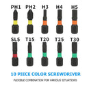 10 in 1 Batch Set Household Tools Multifunctional Screwdriver Set for Home