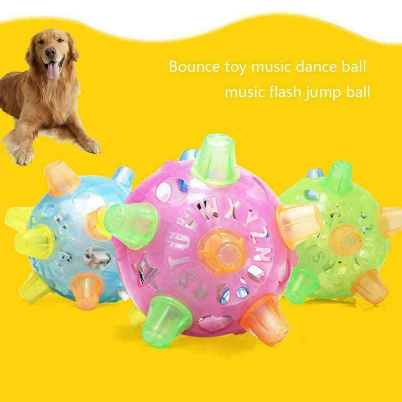 Electric Glow Jumping Activation Ball For Dog LED Light Flashing Bouncing  best