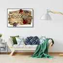 5D DIY Full Drill Diamond Painting Welcome Cross Stitch Mosaic Kit Bedroom Decor