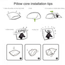 1pc Polyester Peach Skin Pillowcase Throw Pillow Case for Christmas Gift 45x4