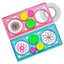 Flower Ruler Children Painting Student Hollow Ruler Y0M3 Set N3C5