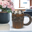 Horseshoe Coil Cups Stainless Steel Coffee Mug for Living Room Kitchen Ornaments