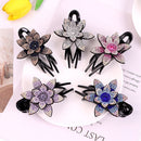 Crystal Flower shape Styling Tools Barrette Rhinestone Hairpin Hair Clips