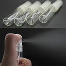 12 X Mini Glass Transparent Small Empty Spray Bottle Atomize Makeup Perfume R1M1