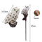 LED Solar Lights Owl Lawn Stakes Lamp Yard Art Home Garden Decor (White) Newly