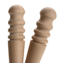 2pcs/lots of leather slicker round wood leather polishing steel leather craft cutting tool