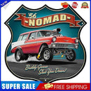 Nomad Car Shield Shape Plate Metal Tin Sign Plaque for Bar Pub Club Cafe