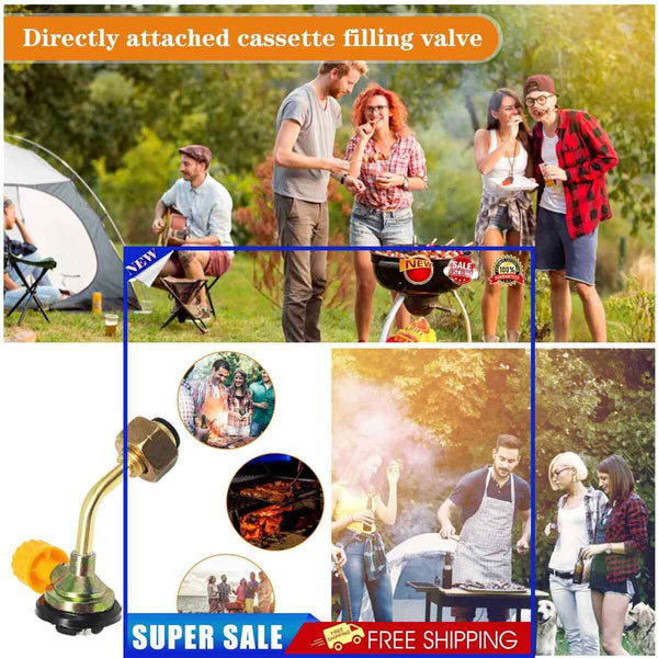 Integrated Air Tank Valve Direct Connection Gas Cylinder Coupler Outdoor Gadgets