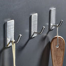 No punching Steel Bathroom  Accessories Wall Hook Towel Holder Hanger Storage