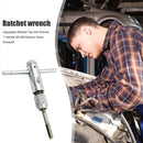 Adjustable Ratchet Tap Drill Wrench T-Handle M3-M8 Reamer Screw Extractor Newly