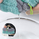 Winter O-Shaped Warmer with Handle Pad Cushion Toilet Seat Cover Closestool Mat