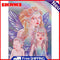 5D DIY Partial Drill Special Shape Girl Rhinestone Diamond Drawing for Home