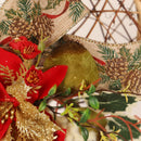 Home Decor Christmas Wreath Door Hanging Wreath Flower Garland Heart-shaped