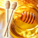 Long Handle Wood Honey Spoon Mixing Stick Jar Coffee Milk Tea Kitchen Suppl