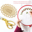 Wooden Hollow Out Cartoon Cross Stitch Threading Board Home Embroidery Holder
