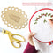 Wooden Hollow Out Cartoon Cross Stitch Threading Board Home Embroidery Holder