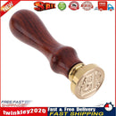 Sealing Wax Classic Initial Wax Seal Stamp Alphabet Letter E Retro Wood Newly