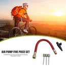 Bike Ball Pump Inflator Hose Swimming Ring Nozzle Ball Air Pump Needles Newly