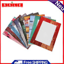 7""-DIY Photo Frame Wall Paper Creative Wood Frame Paper Hanging Album Decor
