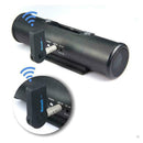 Wireless Bluetooth 3.5mm AUX Audio Stereo Music Car Mic Black Receiver Y8I0