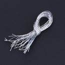 10cm Christmas Snowflake Sprinkles Ornaments Hanging Pendant for Xmas Tree 6pcs