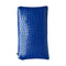 Retro Crocodile Leather Women Clutch Bag Zipper Purse Handbag (Dark Blue)