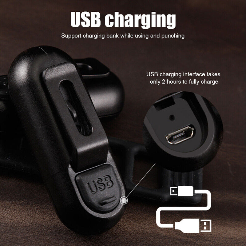 COB LED MTB Light Bicycle Bike Taillight Safety Helmet Lamp Cycling Equipment