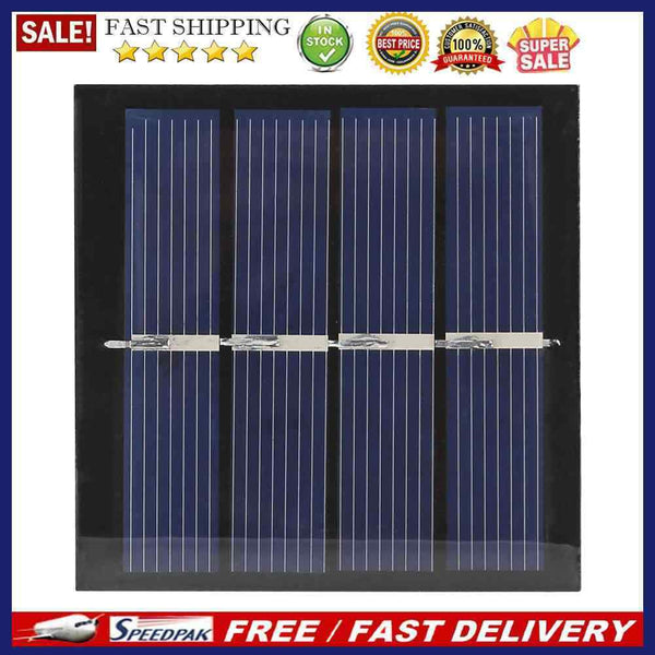 Solar Panel 0.45W 2V with 10cm Wires Solar Cell for DIY Battery Phone Charg