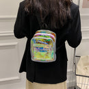 Mini Transparent Women Backpack Fashion PVC Cute Kids Girls Student School Bags