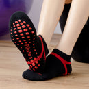 2pcs Breathable Anti-Slip Elastic Yoga Socks Lady Dancing Fitness Pilates Socks