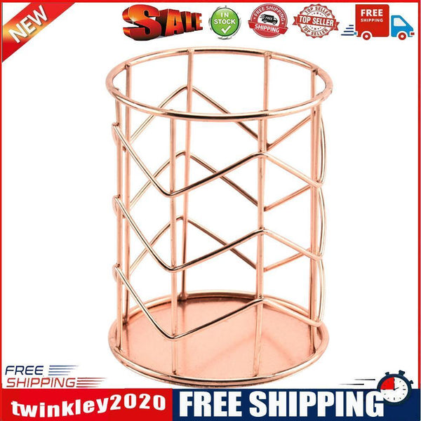 Nordic Style Hollow Pen Makeup Brushes Holder Storage Box Pencil Container