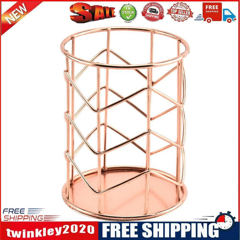 Nordic Style Hollow Pen Makeup Brushes Holder Storage Box Pencil Container