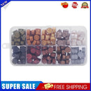 200pcs/box Retro Octagon Fire Painting Pills Sealing Wax Grain Beads (D)