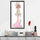 14CT Counted Cotton Thread Cross Stitch Kit DIY Noblewoman Embroidery Needlework