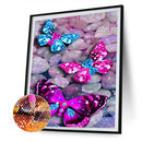 DIY Full Round Drill Diamond Painting Butterfly Mosaic Rhinestone Art