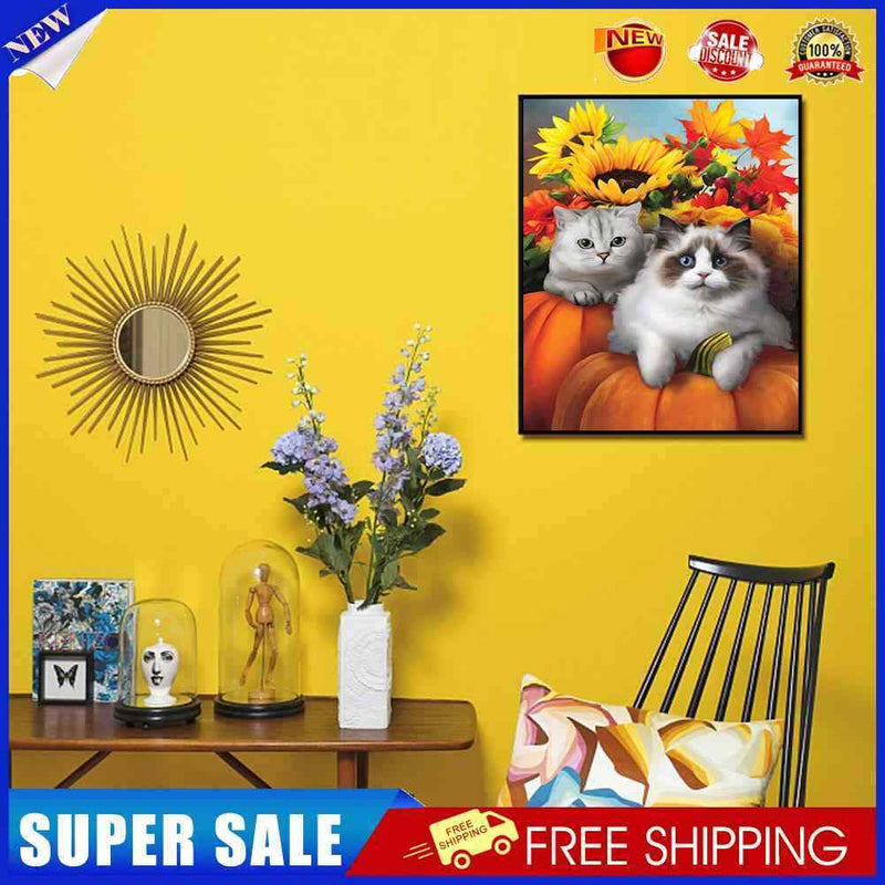 #A 5D DIY Diamond Drawing Autumn Series Full Round Drill Arts Mosaic Rhinestone