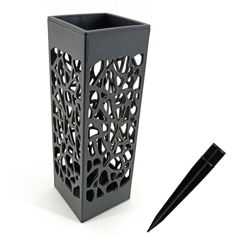 Plastic Flower Basket Hollow Graveyard Organizer Plug Garden Decor (2pcs) Newly