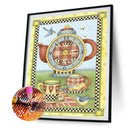 DIY Full Round Drill Diamond Paint Cup Clock Mosaic Rhinestone Drawing Pict