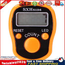 LCD Display Finger Counter LED Luminous Electronic Tally Counter (Orange) Newly
