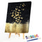 Frameless Oil Paint By Numbers DIY Golden Butterfly Picture Craft Kit for Home