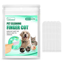 20pcs/set Finger Cover Remove Tartar Non-woven Finger Cot Oral Care Pet Suppl