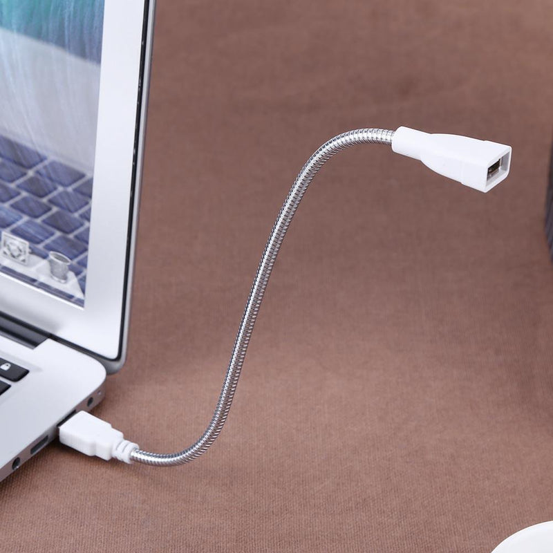 USB Male to Female Extension LED Light Adapter Cable Metal Flexible Tube Newly