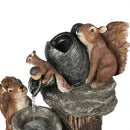 Garden Statue - Animal Sculptures Squirrel Outdoor Decoration Light (Solar)